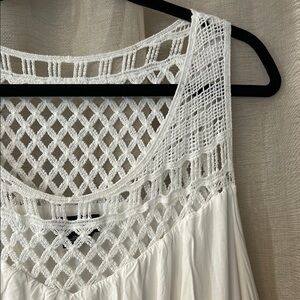 City Chic White Crochet Accent dress, 18